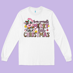Have Yourself Merry Little Christmas Long Sleeve Tee Designed By Adodesignshop