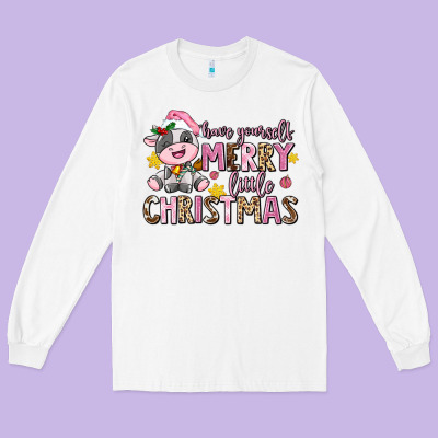 Have Yourself Merry Little Christmas Long Sleeve Tee Designed By Adodesignshop