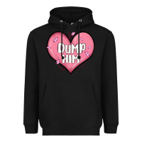 Black dump him valentines day Heavyweight Hoodie - MaliasSmallBusiness