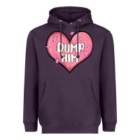 Plum dump him valentines day Heavyweight Hoodie - MaliasSmallBusiness