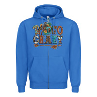 True Royal rodeo crazy bucking bronco cowboy Zipper Hoodie - Artiststas