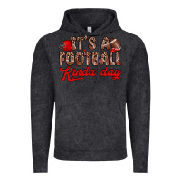 Vintage Black it s a football kinda day Vintage Hoodie - Zillion Design Studio