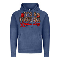 Vintage Denim it s a football kinda day Vintage Hoodie - Zillion Design Studio