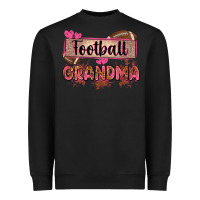 Black football grandma with leopard Heavyweight Sweatshirt - Zillion Design Studio