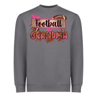 Storm football grandma with leopard Heavyweight Sweatshirt - Zillion Design Studio