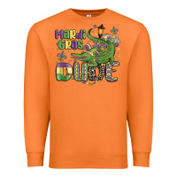 Carrot mardi gras dude alligator Premium Sweatshirt - MaliasSmallBusiness