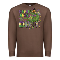 Chestnut mardi gras dude alligator Premium Sweatshirt - MaliasSmallBusiness