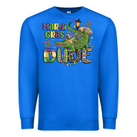 True Royal mardi gras dude alligator Premium Sweatshirt - MaliasSmallBusiness