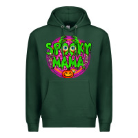Sports Green spooky mama Premium Hoodie - BundleAndBundleShop