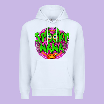 Spooky Mama Premium Hoodie Designed By Bundleandbundleshop