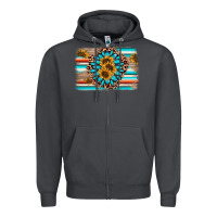Smoke gemstone sunflower background Zipper Hoodie - AdoDesignShop