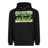 Black lucky vibes Heavyweight Hoodie - MaliasSmallBusiness