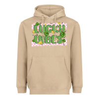 Mushroom lucky vibes Heavyweight Hoodie - MaliasSmallBusiness