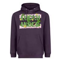 Plum lucky vibes Heavyweight Hoodie - MaliasSmallBusiness