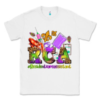 White mardi gras rca resident care assistant Classic Tee - AdoDesignShop