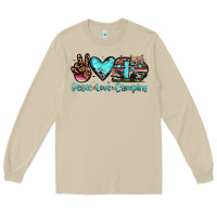 Mushroom peace love camping Long Sleeve Tee - JahusDesignShop