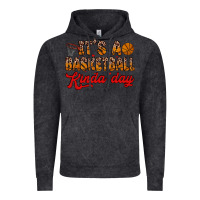 Vintage Black it s a basketball kinda day Vintage Hoodie - Zillion Design Studio