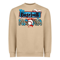 Mushroom baseball nana with leopard Heavyweight Sweatshirt - Zillion Design Studio