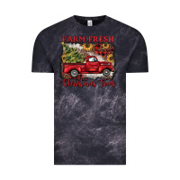 Cloud Black farm fresh christmas trees Vintage Tee - BarkalooDesign