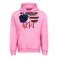 Fuchsia Pink All American Girl Urban Hoodie - Bettercallsaul