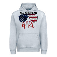 Heather Grey All American Girl Urban Hoodie - Bettercallsaul