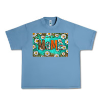 Pebble Blue western daisy mama skinny metal can holder Urban Heavy Tee - HRA Design Shop