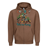 Chestnut cowboy take me away rodeo Zipper Hoodie - Artiststas