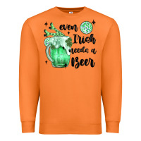 Carrot even ırısh needs a beer Premium Sweatshirt - MaliasSmallBusiness