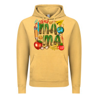 Vintage Mustard mama teacher Vintage Hoodie - texasbilliewilder