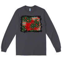 Smoke christmas ornament background Long Sleeve Tee - BundleAndBundleShop