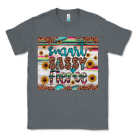 Charcoal Heather smart  sassy fierce Classic Tee - JahusDesignShop