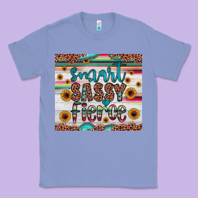 Smart  Sassy Fierce Classic Tee Designed By Jahusdesignshop