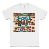 White smart  sassy fierce Classic Tee - JahusDesignShop