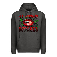 Charcoal Heather it's halloween bitches Premium Hoodie - BundleAndBundleShop
