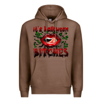 Chestnut it's halloween bitches Premium Hoodie - BundleAndBundleShop