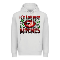 Dove Grey it's halloween bitches Premium Hoodie - BundleAndBundleShop