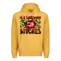 Mustard it's halloween bitches Premium Hoodie - BundleAndBundleShop