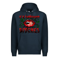 Navy it's halloween bitches Premium Hoodie - BundleAndBundleShop