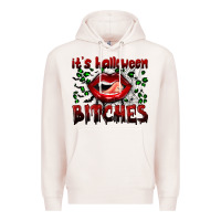 Pale Pink it's halloween bitches Premium Hoodie - BundleAndBundleShop