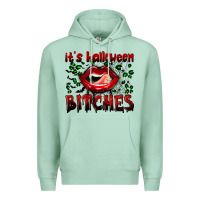 Seafoam it's halloween bitches Premium Hoodie - BundleAndBundleShop