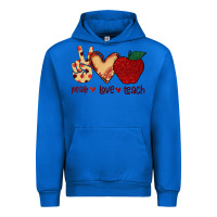 Cobalt Peace Love Teach Urban Hoodie - Bettercallsaul