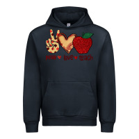 Navy Peace Love Teach Urban Hoodie - Bettercallsaul