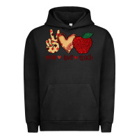 Pigment Black Peace Love Teach Urban Hoodie - Bettercallsaul