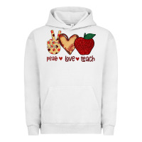 Pigment Lunar Rock Peace Love Teach Urban Hoodie - Bettercallsaul