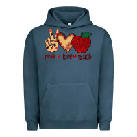 Peace Love Teach Urban Hoodie | Teevron