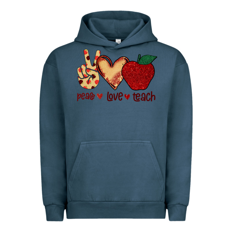 Peace Love Teach Urban Hoodie by Bettercallsaul | Teevron