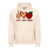 Sandshell Peace Love Teach Urban Hoodie - Bettercallsaul