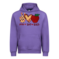 Tulip Peace Love Teach Urban Hoodie - Bettercallsaul