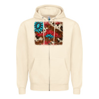 Sandshell gemstone cowhide background Zipper Hoodie - AdoDesignShop