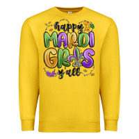 Lemon happy mardi gras y'all Premium Sweatshirt - MaliasSmallBusiness